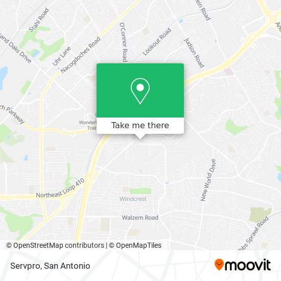 Servpro map