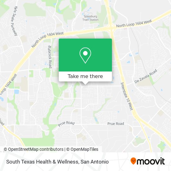 South Texas Health & Wellness map