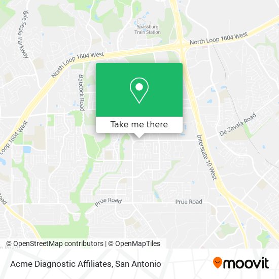 Acme Diagnostic Affiliates map