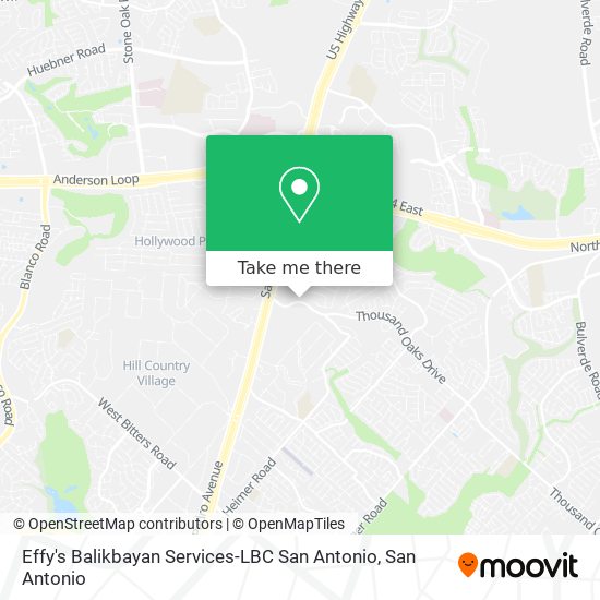 Effy's Balikbayan Services-LBC San Antonio map
