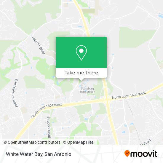 White Water Bay map