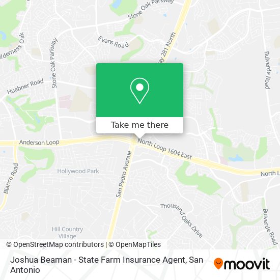 Mapa de Joshua Beaman - State Farm Insurance Agent
