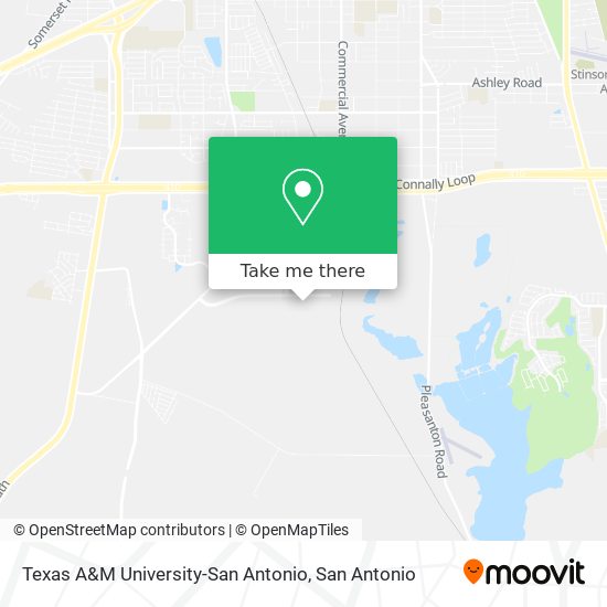 Mapa de Texas A&M University-San Antonio