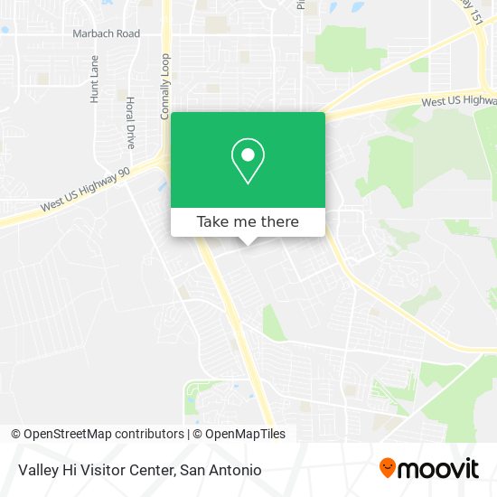 Valley Hi Visitor Center map