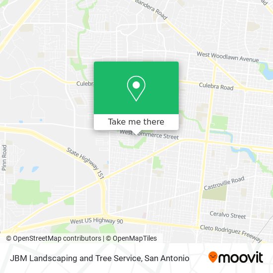 JBM Landscaping and Tree Service map