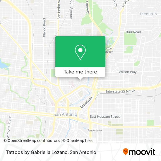 Mapa de Tattoos by Gabriella Lozano