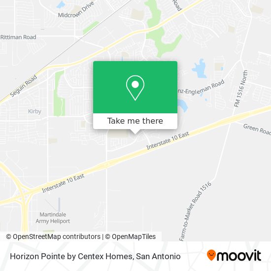 Mapa de Horizon Pointe by Centex Homes