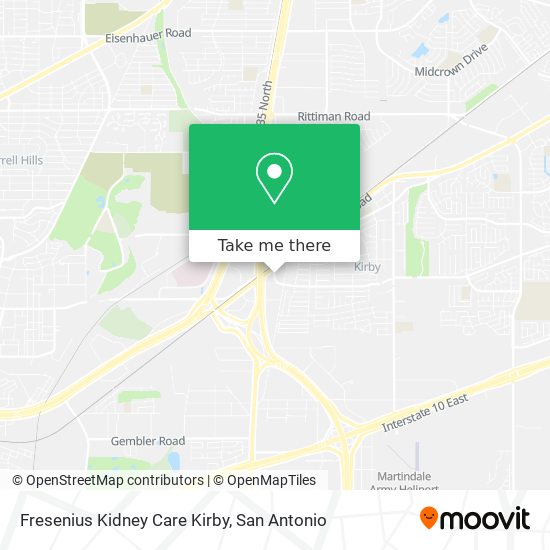 Mapa de Fresenius Kidney Care Kirby