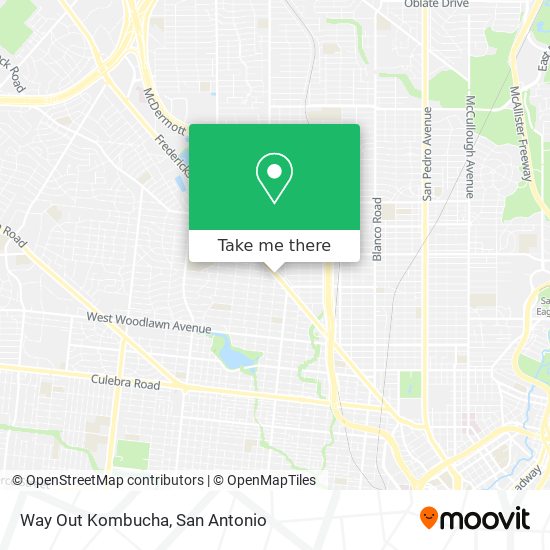 Mapa de Way Out Kombucha