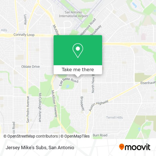 Jersey Mike's Subs map