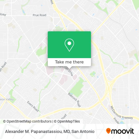 Alexander M. Papanastassiou, MD map