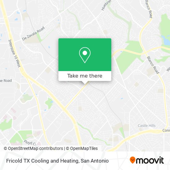 Fricold TX Cooling and Heating map