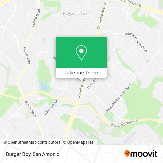 Mapa de Burger Boy