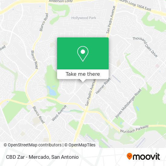 CBD Zar - Mercado map