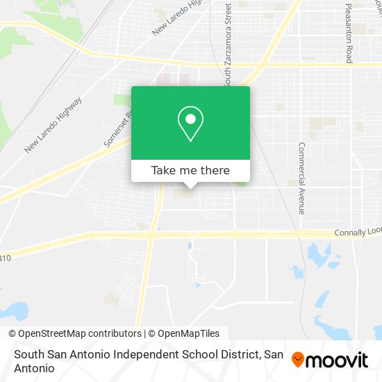 Mapa de South San Antonio Independent School District