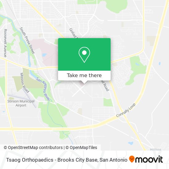 Tsaog Orthopaedics - Brooks City Base map