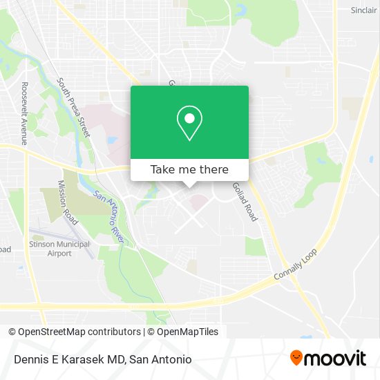 Dennis E Karasek MD map