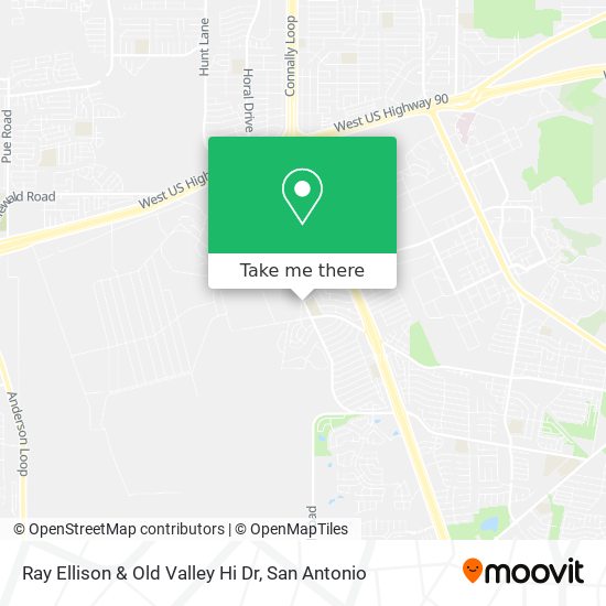 Ray Ellison & Old Valley Hi Dr map