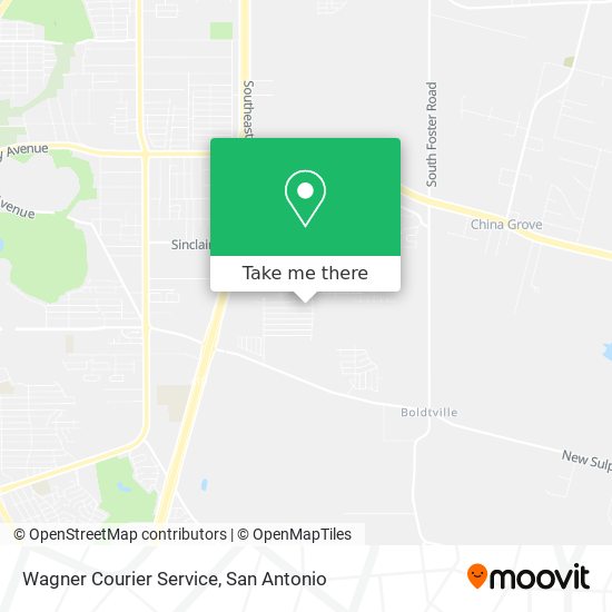 Mapa de Wagner Courier Service