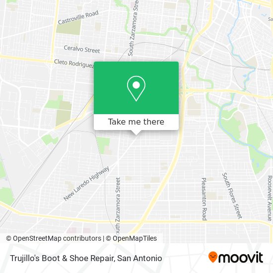 Trujillo's Boot & Shoe Repair map