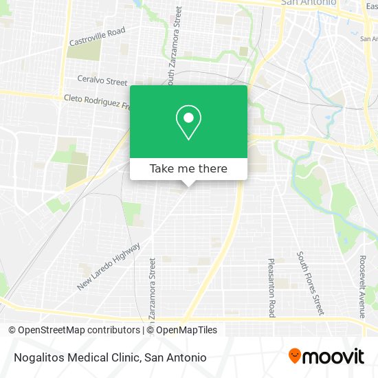 Mapa de Nogalitos Medical Clinic