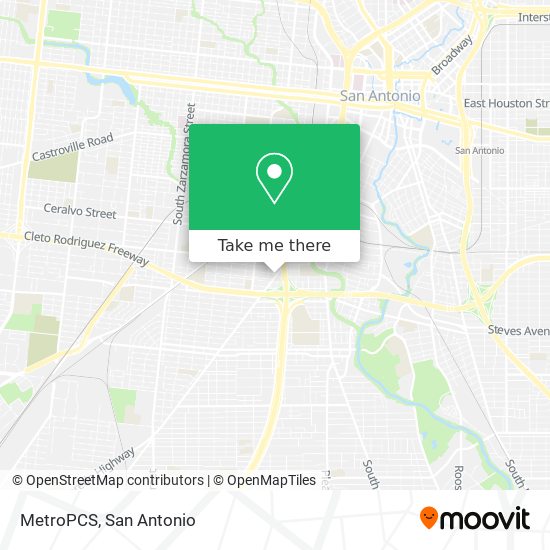 MetroPCS map