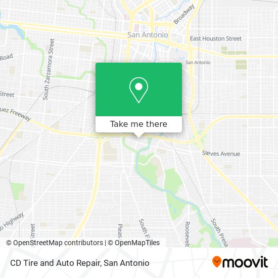 CD Tire and Auto Repair map