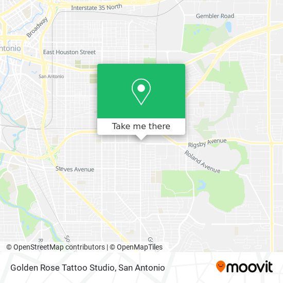 Golden Rose Tattoo Studio map