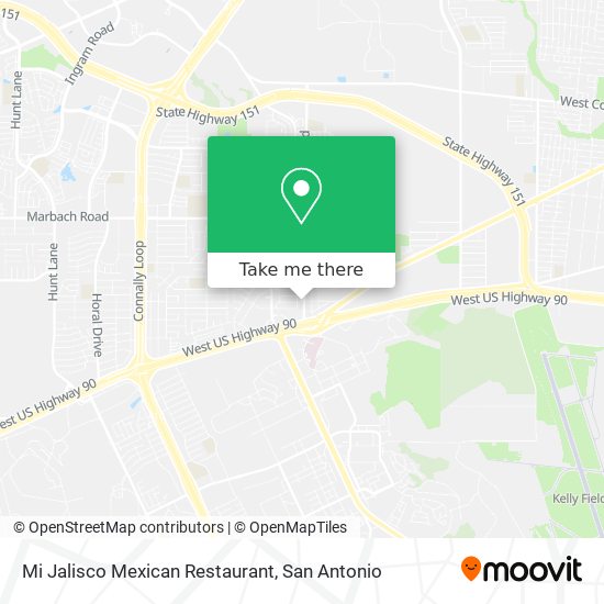 Mapa de Mi Jalisco Mexican Restaurant