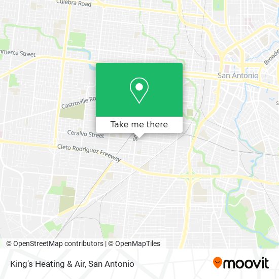Mapa de King's Heating & Air