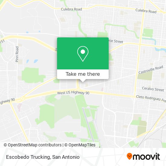 Escobedo Trucking map