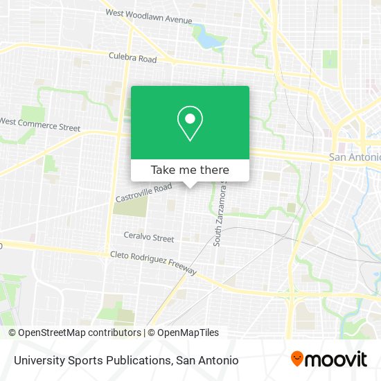 Mapa de University Sports Publications