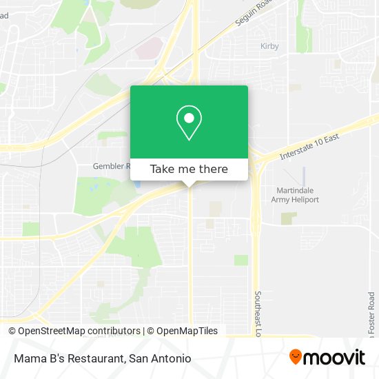 Mapa de Mama B's Restaurant