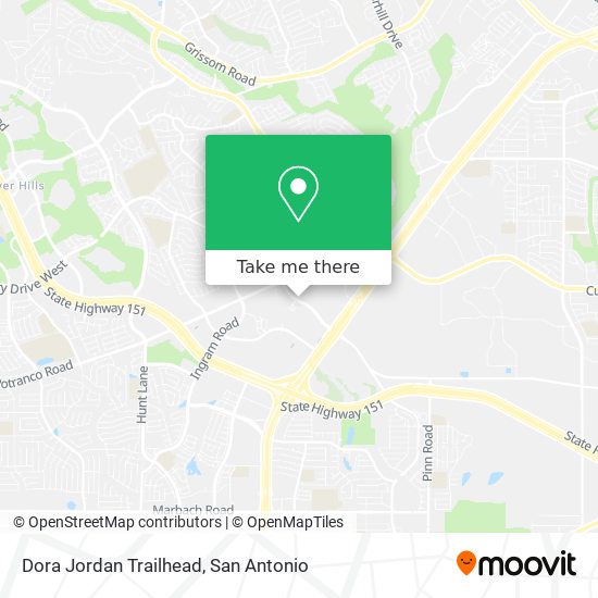 Mapa de Dora Jordan Trailhead