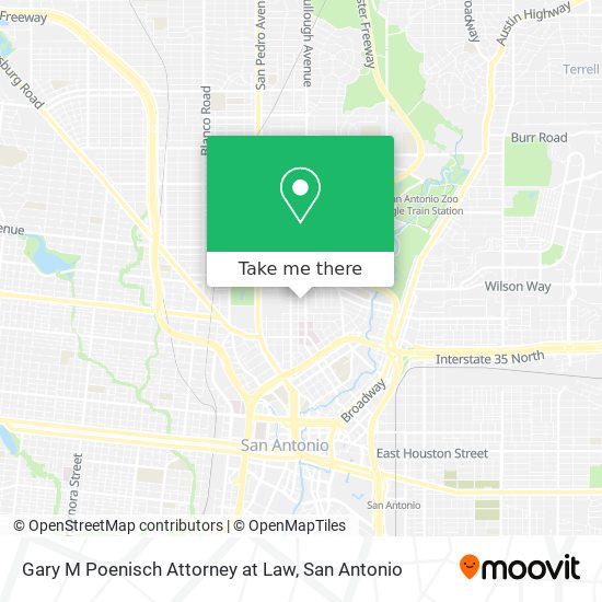 Mapa de Gary M Poenisch Attorney at Law