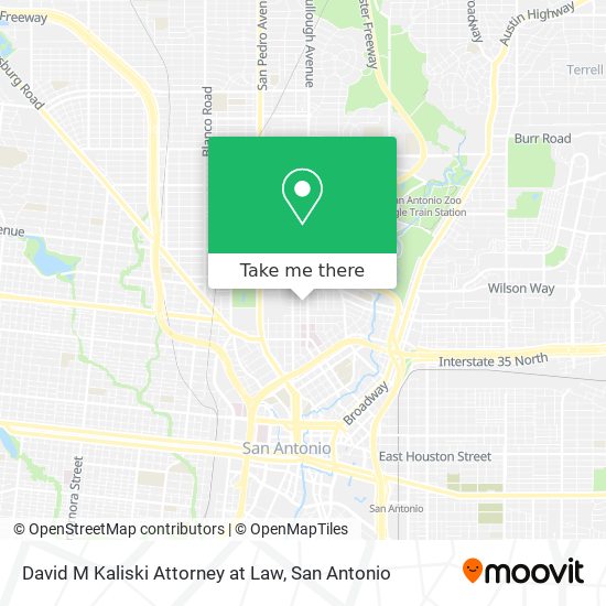 David M Kaliski Attorney at Law map