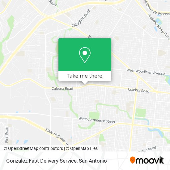 Mapa de Gonzalez Fast Delivery Service