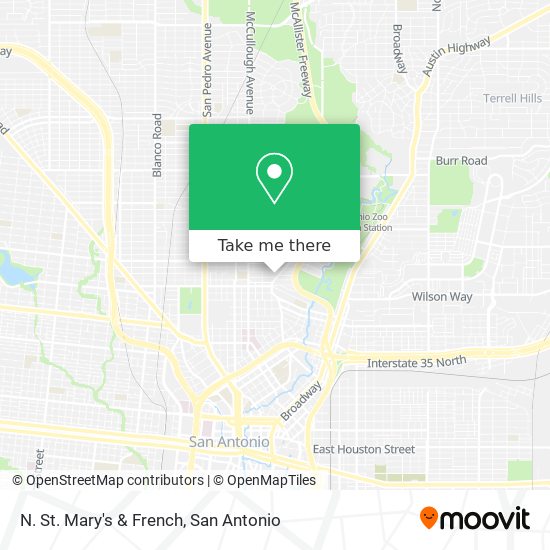 N. St. Mary's & French map