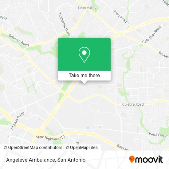 Angeleve Ambulance map
