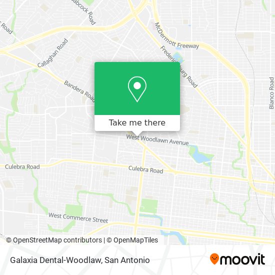 Galaxia Dental-Woodlaw map