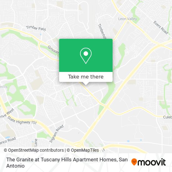 Mapa de The Granite at Tuscany Hills Apartment Homes