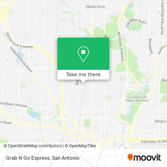 Grab N Go Express map