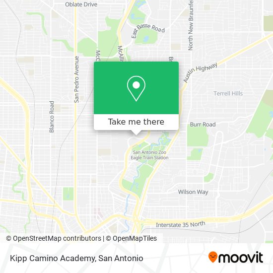 Mapa de Kipp Camino Academy