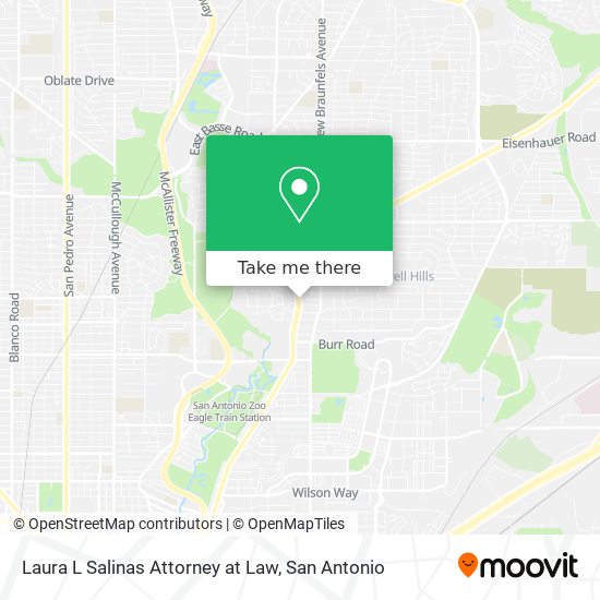 Laura L Salinas Attorney at Law map