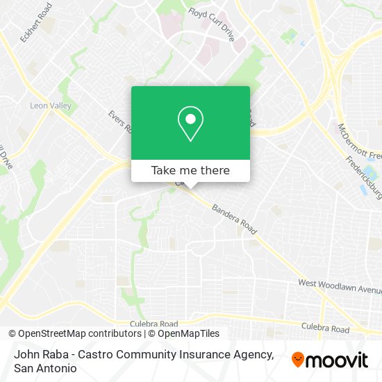 John Raba - Castro Community Insurance Agency map