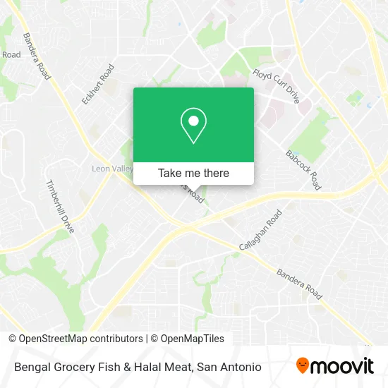 Mapa de Bengal Grocery Fish & Halal Meat