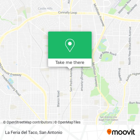 La Feria del Taco map