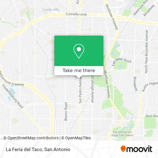 La Feria del Taco map