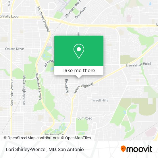 Mapa de Lori Shirley-Wenzel, MD