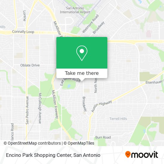 Mapa de Encino Park Shopping Center